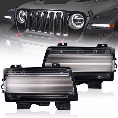 LitMiRaCle Upgrade Sequential Flashing Turn Signal Lamp (with DRL) Wrangler JL