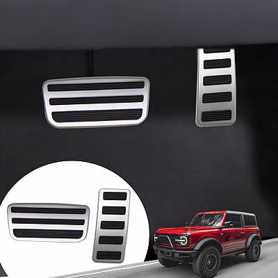 Mabett Gas and Brake Pedal Covers for Ford Bronco 2/4 Door