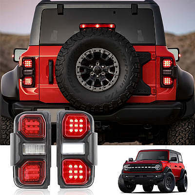 Mabett Raptor Style LED Tail Lights for Ford Bronco