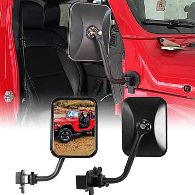 SUNPIE Mirrors Doors Off for Jeep Wrangler and Jeep Gladiator