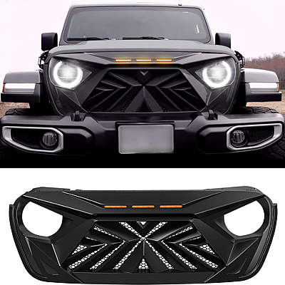 Seven Sparta Front Grill with 3 Amber LED Lights