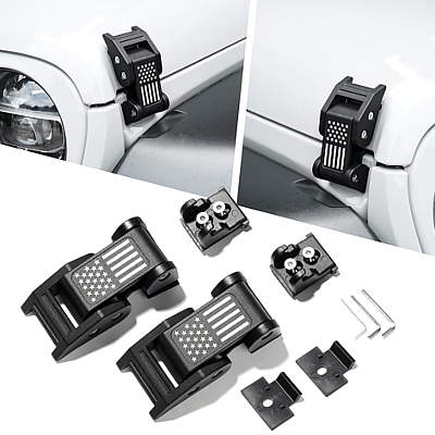Seven Sparta Hood Latches Aluminum Hood Catch