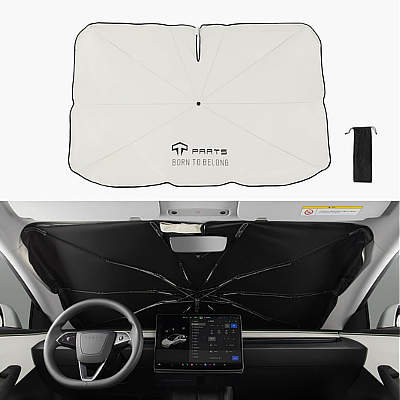 TPARTS Windshield Sunshade Umbrella for Tesla Model 3/Y/S/X