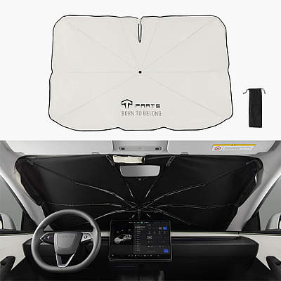 TPARTS Windshield Sunshade Umbrella for Tesla Model 3/Y/S/X