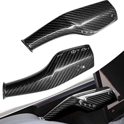 Tinlucys Gear Shift Stalks Cover for Tesla Model 3/Y