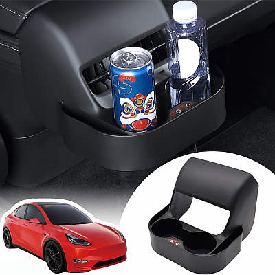 ZQULOYO Rear Dual Cup Holder for Tesla Model 3/Y