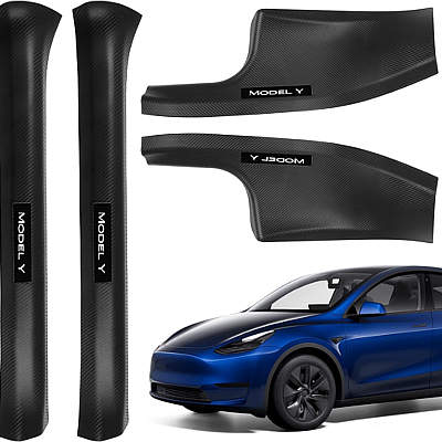 doietc Front and Rear Door Sill Protector for Tesla Model Y