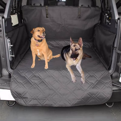 ANMOSVO Anti-Scratch & Anti-Slip Pet Trunk Cover with Side Flaps and Bumper Protector Bronco 6th Gen