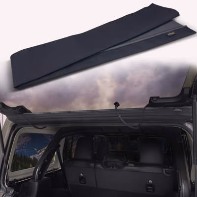 AZUTO Rear Window Trench Hood for Jeep Wrangler JL