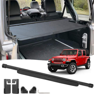 BIGACOVER Cargo Cover for Wrangler JL Hardtop