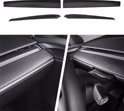 BMZX Carbon Fiber Dashboard Trims and Front Door Interior