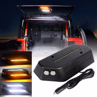 COWONE Rear Glass Lift Gate LED Dome Light Jeep Wrangler JL