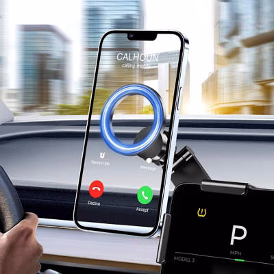 Foldable Hidden Phone Holder for All Phone Tesla Model S X Y 3
