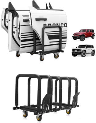 JROAD Door Hanger Storage Rack Bracket Holder for Ford Bronco, Jeep Wrangler JK JL, Gladiator