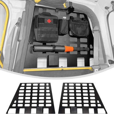 Linskip Hard Top Rear Window MOLLE Panels for Jeep Wrangler TJ 2Door
