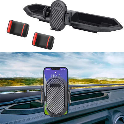 Neepiar Dash Tray Phone Holder Mount with Storage Box