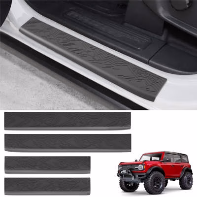 REFORM DESIGN Door Sill Guards Protectors for 2024-2021 Ford Bronco 4 Door