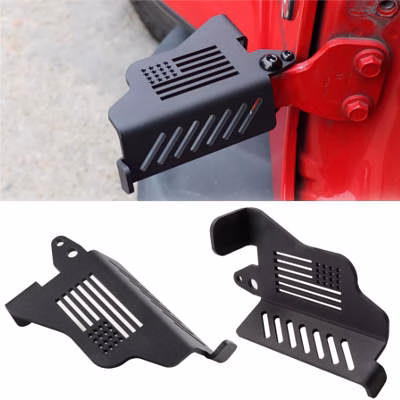 RERPRO Door Hinge Front Metal Rest Pedals