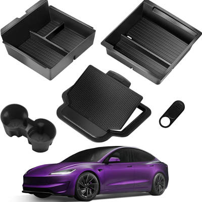 TSLDRV Center Console Organizer Trays 5 Pcs Newest Highland
