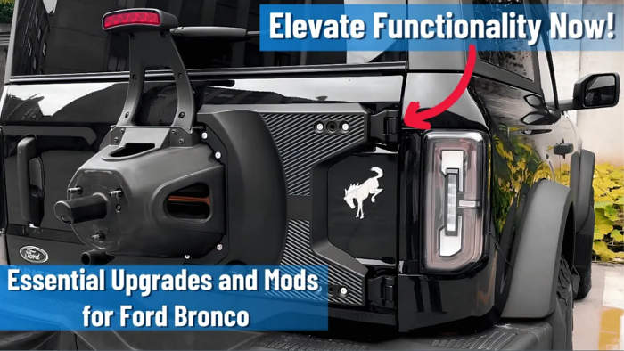 Upgrades That Will Make Your Ford Bronco More Functionality