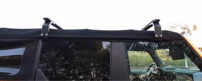 AMWMORV Roof Rack Cross Bars for Soft Top Ford Bronco 4 Door