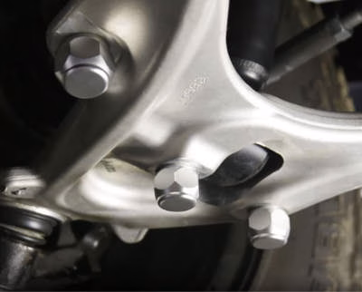 ANMOSVO Aluminum Lower Control Arm Bolt Covers