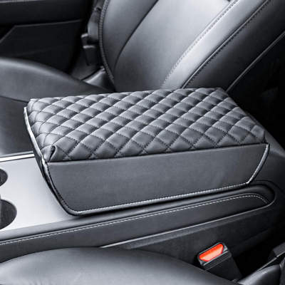 Carrep Center Console Leather Lid Cover Full Coverage