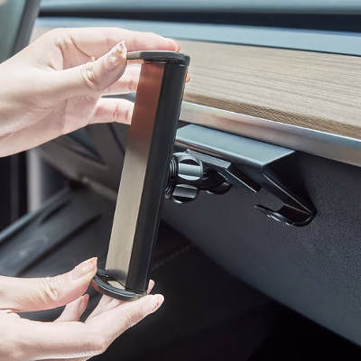 DEDC 2-in-1 Tablet/Phone Holder & Storage Box on Headrest