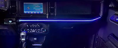 FUNY LED Strip Lights for Center Control Passenger Position