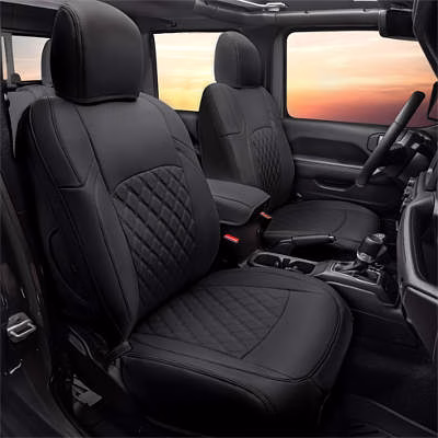 GIANT PANDA Seat Covers Faux Leather Jeep Gladiator JT