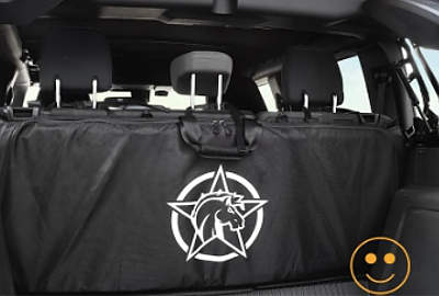 HIBRONGO Soft top Organizer for Rear Window Collection and Protection Seat Back Organizer