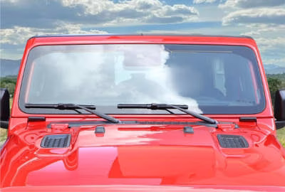 Jimen Front Windshield Hinge Cover Trim