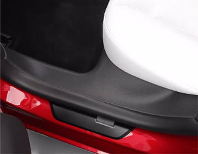 LUCKEASY Front + Rear Door Threshold Strip + Center Console Lower + 2nd Row Seat Lower Protector