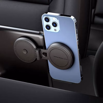 Marnana Foldable and Adjustable MagSafe Strong Magnet Phone Mount Holder for Car Tesla Screen