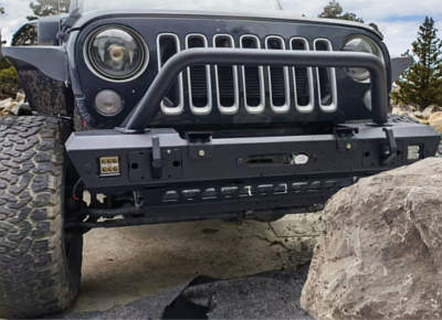 PARTREE Stubby Front Bumper w/Sensor Holes