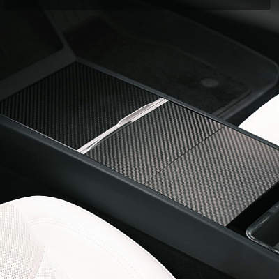 TPARTS Real Matte Carbon Fiber Center Console Wrap Cover
