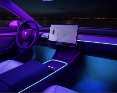 VIHIMAI Interior Neon Lights with Automatic On/Off Functions