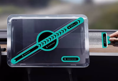 ESR Center Console and Rear Touchscreen Tempered-Glass Screen Protector