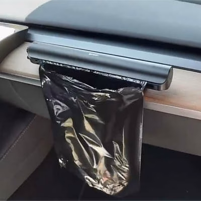 LANSAN Hanging Waterproof Roller Type Trash Can Bin for Back Seat