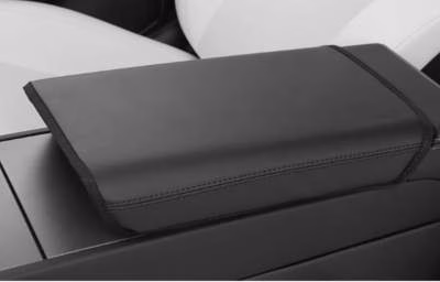 LUCKEASY Armrest Box Cover Microfiber Leather