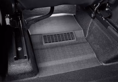 LUCKEASY Backseat Air Vent Cover Protection Floor Mat