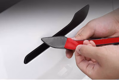 LUCKEASY Car Antifreeze Door Handle Sticker Refit