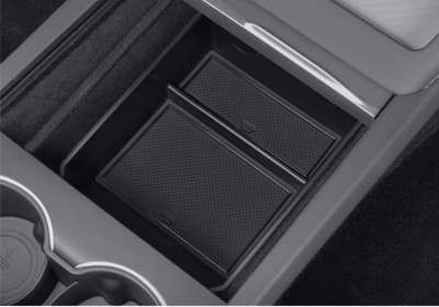 LUCKEASY Center Console Front Storage Box