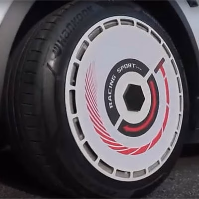 MOTENIO Personalized Wheel Cover