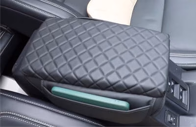 SDPVorn Leather Armrest Cover with Pockets
