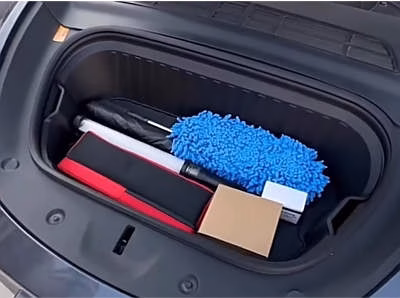 AutoQi 2-Layers Insert Cargo Bins Frunk Hatch Storage Box