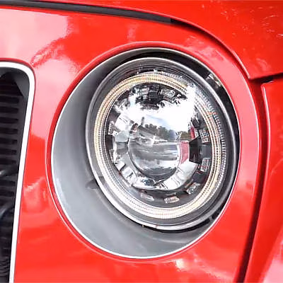 Auxbeam LED Headlights with Turn Signal DRL