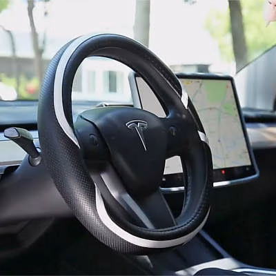 BOJE Leather Steering Wheel Cover