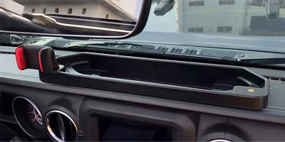 CheroCar Dash Multi-Mount Phone Holder, Storage Tray