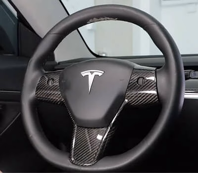 JSWAN Carbon Fiber Steering Wheel Cover